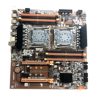 Vente en gros carte mère de jeu X99 DUAL CPU Support Dual Xeon E5 LGA2011-3 CPU carte mère 256G Dual-channel DDR4 avec M.2