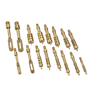 Juego de limpieza de <span class=keywords><strong>pistola</strong></span> de latón macizo, Jag para limpieza y mantenimiento de <span class=keywords><strong>pistola</strong></span>, Punta ranurada de latón sólido - Product Image 1