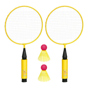 Ensemble de raquettes de badminton Pokmon pour enfants, avec 2 volants, légers, pour le jeu en plein air et l'interaction parent-enfant - Product Image 1