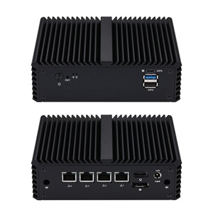 Mini PC de bureau Qotom Q10721G4, Celeron N5100 Quad Core, max 2,8 GHz, 4 Ethernet, mini ordinateur sans ventilateur - Product Image 1
