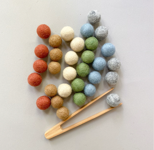 Pompons en <span class=keywords><strong>laine</strong></span> <span class=keywords><strong>pure</strong></span> 10mm, 100% pièces, vente en gros, boules en feutre, couleurs assorties, pour décoration artisanale de noël - Product Image 3