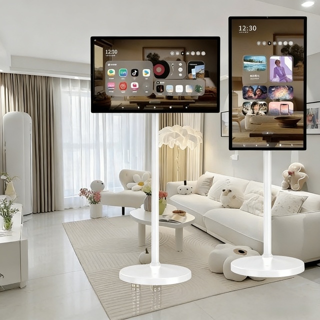Multi-functional Mobile Smart Screen Touch IPS LCD Monitor Android 13 Wireless Casting Height Adjustable Rotatable Live 8GB RAM
