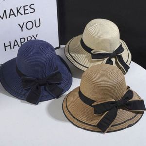 Sombrero de Paja para Mujer, para Verano, Playa, Protección Solar, con Lazo - Product Image 2