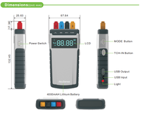 Boîte de test de capteurs portable AKUSENSE WD-1 avec fonctions de tension analogique, de courant et de mode de commutation pour un diagnostic rapide sur site