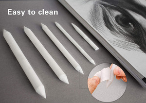 Meihui 12 tocones de mezcla y tortillones de Arte de papel licuadoras con lápiz de papel de <span class=keywords><strong>lija</strong></span> puntero sacapuntas <span class=keywords><strong>para</strong></span> bocetos - Product Image 5