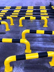 पार्किंग स्पेस कार स्टॉपर स्टील पाइप की सुरक्षा के लिए बैरिकेड फिक्स्ड रोड ट्रैफिक ढेर - Product Image 4