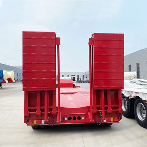 Remolque de plataforma baja de 30 toneladas, remolque de transporte de excavadora de servicio pesado - Product Image 2