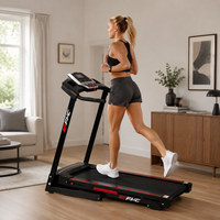 Caminadora Eléctrica Plegable de 3.5HP con Pantalla LED, Programas Preestablecidos, para Gimnasio en Casa, Cardio y Fitness, Portátil