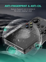 Pelindung layar Tempered untuk konsol Game R36S R35S RGB20S 3.5 inci pemutar Game genggam pelindung kekerasan 9H Ultra jernih