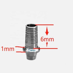 Base de Titanio Compatible con M6 DIO con Biblioteca 3Shape <span class=keywords><strong>EXOCAD</strong></span> Gratuita - Product Image 5