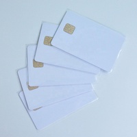 Carte RFID intelligente vierge en PVC avec puce Contact IC 4428/4442, étanche, compatible ISO, avec impression de logo personnalisée, pour contrôle d'accès et carte de membre