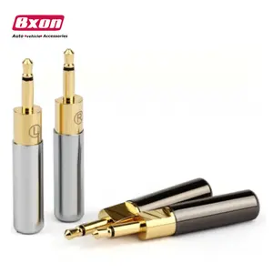 2.5Mm Stekker Audio Jack 2 Polen Oortelefoon Splice Adapter Diy Hoofdtelefoon Soldeer Draad Connector Reparatie Hd700 He400i Stekker