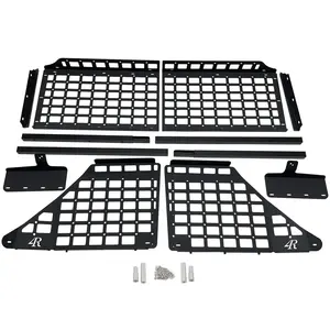 Factory price car auto parts inner luggage organizer panel trunk shelf storage aluminum steel for Toyota 4Runner