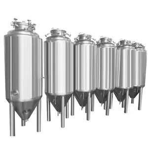 Homebrew fermentador 100l 1bbl 200l 300l 3bbl tanques de cerveja