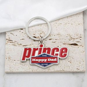 Porte-clés de luxe personnalisés en gros, en alliage de laiton brodé, forme 3D, impression UV, cadeaux promotionnels - Product Image 1