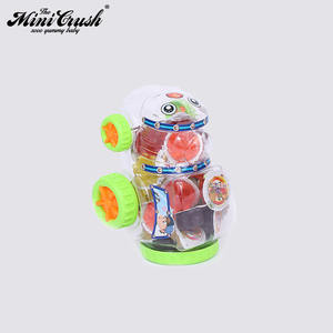 Toples Plastik Mainan Anak-anak, Permen Kenyal Halal Manis Dalam Toples Plastik untuk Mobil - Product Image 4