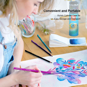 KALOUR Offre Spéciale pas cher <span class=keywords><strong>prix</strong></span> forme hexagonale Premium 36 couleurs <span class=keywords><strong>crayon</strong></span> <span class=keywords><strong>aquarelle</strong></span> en carton cylindre Tube pour artiste - Product Image 5