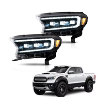 Ensemble de phares avant à LED de haute qualité, clignotants dynamiques T6 T7 T8 2015-2020 pour Ford Ranger