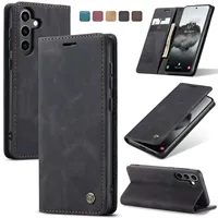 Étui portefeuille en cuir à rabat pour Samsung Galaxy S25 S26 Ultra S24 Ultra S23 FE S22 S21 S20 Plus A17 A16 A36 A56 A15 A55 A35