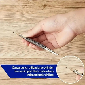 Robuste sans marteau à ressort <span class=keywords><strong>Loated</strong></span> Striking Force Nail Setter Charnière Pin Remover Trous centraux Poinçon - Product Image 5
