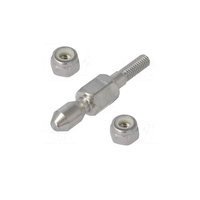 Kit tendeur de câble invisible OEM en acier inoxydable/aluminium zingué - Vis filetée à sertir, tige hexagonale interne 1/8" 3/16" pour câble