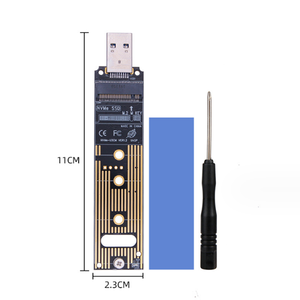 Nvme SSD Ke USB3.1 kartu adaptor kotak hard disk nirkabel tipe-a In-line <span class=keywords><strong>M</strong></span>.<span class=keywords><strong>2</strong></span> ekspansi Port - Product Image 3