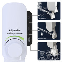 Bidet manuel à bon prix, pulvérisateur de bidet personnalisé non électrique, bidet de toilette, salle de bain, bidet à double buse