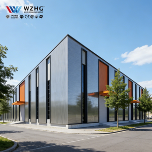 Edificio Prefabricado de Estructura de Acero Industrial para Taller, Almacén, Centro Comercial y Hospital con una Vida Útil de 50 Años - Product Image 1