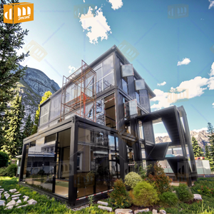 Dreammaker <span class=keywords><strong>Casa</strong></span> Smontabile Ristorante Prefabbricato Case da Assemblare All'Ingrosso Container Cassa per Bagno di Lusso Rimorchiabile - Product Image 1