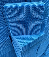 Coussin de refroidissement en nid d'abeille, rideau humide en cellulose pour système de refroidissement agricole, serre, industrie, élevage de volailles
