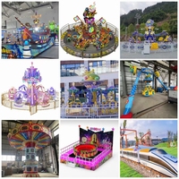 Manèges de fête foraine Mini Disco Tagada Parc d'attractions intérieur/extérieur Manège pour enfants Manèges tournants FRP+Acier inoxydable 20 personnes