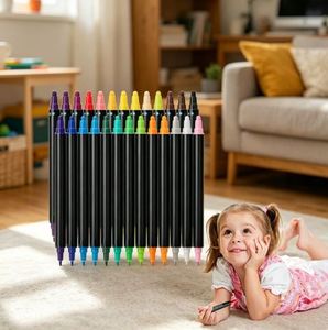 Premium Dual Tip Acrylic Paint Pens 12 Color Marker Set Wood Canvas <b>Stone</b> Rock Glass <b>Painting</b> Art Supply Kit - Product Image 1