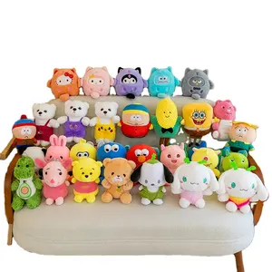 Wholesale Cheap Promotion Claw Machine Doll 16-20cm Mix Plush Toys Soft Stuffed Doll High Quality Stuffed Plush Toys