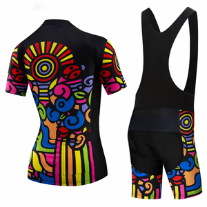 Maillot de <span class=keywords><strong>cyclisme</strong></span> pour femmes sur mesure OEM pour équipe professionnelle, ensemble de vêtements de <span class=keywords><strong>cyclisme</strong></span>, chemise de vélo de qualité supérieure, vêtements de vélo - Product Image 2