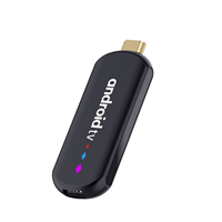 Clé TV Intelligente RK3518 H96Max 3518D Android 14 Lecteur Multimédia 4K Ultra HD 2 Go RAM 16 Go ROM WiFi 6 BT 5.4 pour Divertissement à Domicile