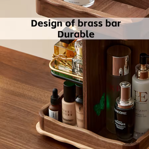 <span class=keywords><strong>Estante</strong></span> de Almacenamiento Multifuncional de Madera de Tres Niveles, Gran Capacidad, Ecológico, Duradero y Personalizable - Product Image 2