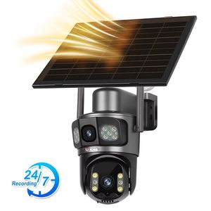 2MP في الهواء الطلق عدسة مزدوجة واي فاي كاميرا 4G للماء تتبع السيارات كشف الحركة ينذر بالخطر كاميرا AI الشمسية - Product Image 5