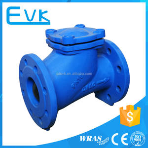 डक्टाइल आयरन pn10/16 फ्लैंगेड बॉल चेक वाल्व, कास्ट dn50-एक तरह से सीवेज, आग, जल उपचार के लिए गैर-वापसी 500 - Product Image 6