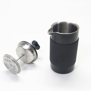 Prensa de viaje <span class=keywords><strong>Handpresso</strong></span>, 350mL, acero inoxidable negro, portátil, para acampar, prensa francesa, cafetera, Material de Metal - Product Image 3