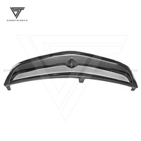 Grille avant personnalisée en fibre de carbone pour Honda Civic Fd2 2006-2010, style Feels