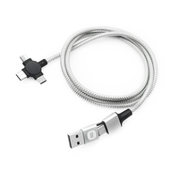 Accessoires pour téléphones mobiles, câble de charge de données 5 en 1, câble de charge 5 en 1 très vendu pour tous les téléphones mobiles
