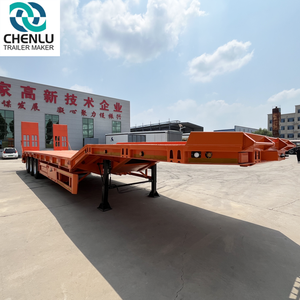 <span class=keywords><strong>Paula</strong></span> 60-80 tonnes en acier à 3 essieux semi-remorque surbaissée avec pneu 12R22.5 nouvelle condition transport efficace de l'équipement de la machine - Product Image 3