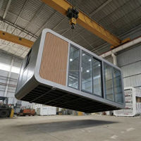 Conteneurs de bureau modulaires préfabriqués certifiés CE de grande taille, conteneurs de sécurité portables, maisons conteneurs