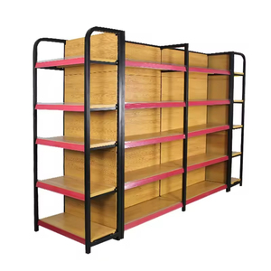 Étagère médicale en bois à grain de bois en métal, étagère de pharmacie, étagère de <span class=keywords><strong>magasin</strong></span>, étagère de rangement, présentoir de <span class=keywords><strong>magasin</strong></span> - Product Image 5