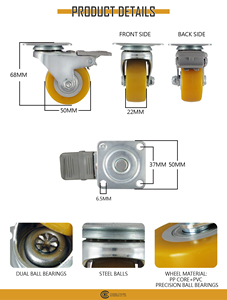 Roues à roulettes orange - Product Image 6
