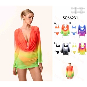 Maillot de bain une pièce grande taille, effet ventre plat, coupe conservatrice, sexy, monokini, pour la plage, tailles 46 48 50 52 54 56 58 60, bleu roi - Product Image 1