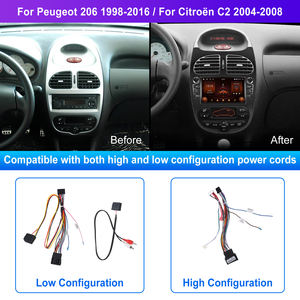 Podofo 7 ''<span class=keywords><strong>Autoradio</strong></span> 2 + 64G Sans Fil Carplay/Android Auto GPS/WiFi/BT/FM/RDS pour Peugeot <span class=keywords><strong>206</strong></span> 1998-2016/Pour Citroen C2 2004-2008 - Product Image 4