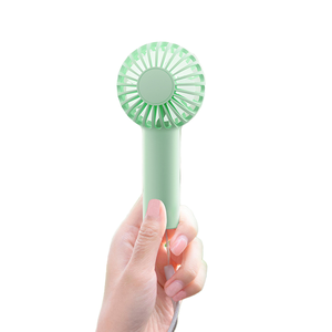 Ventilador Eléctrico Portátil para Exteriores con Batería, Enfriamiento Personal, Tres Niveles de Velocidad, Plegable, de Plástico, Mini Enfriador USB - Product Image 1