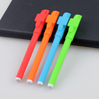 Stylo bille en plastique dépoli en gros avec logo personnalisé, multicolore, promotionnel, pour le bureau, l'école, l'hôtel, cadeaux