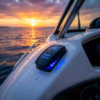 Interrupteur à bascule 5 broches étanche IP66 de qualité marine, anti-corrosion, avec LED, personnalisable avec logo laser pour camping-car, bateau, camion, Jeep